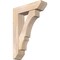 Ekena Millwork Balboa Slat Smooth Bracket w/ Offset Brace, Douglas Fir, 7 1/2"W x 28"D x 40"H BKT0806X28X40BOA06SDF - alternate 1